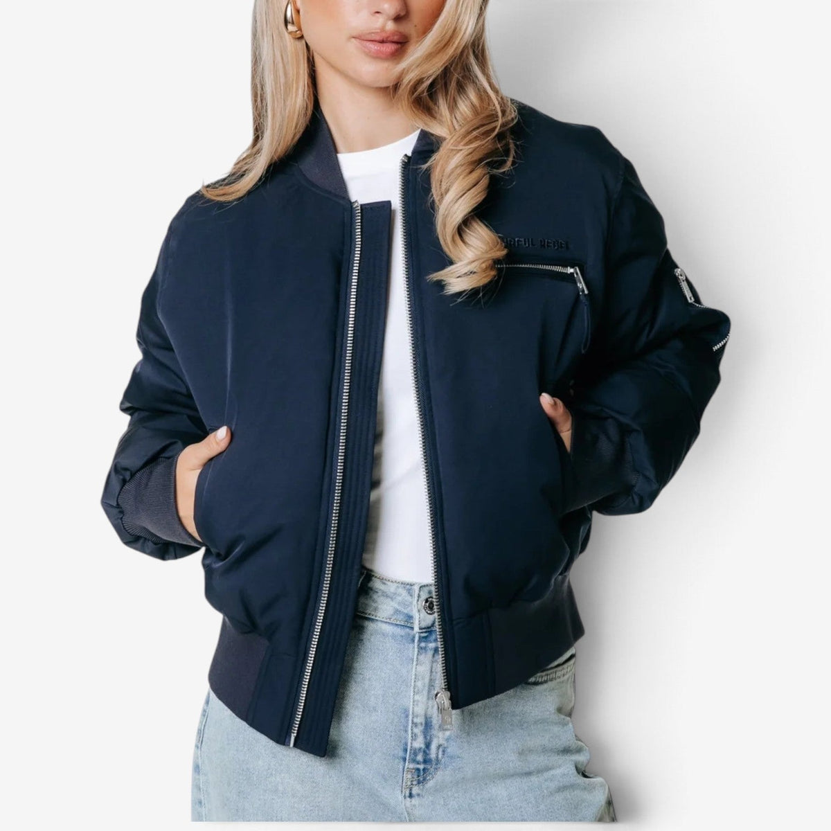Marielle™ Glidelås-jakke med lommer