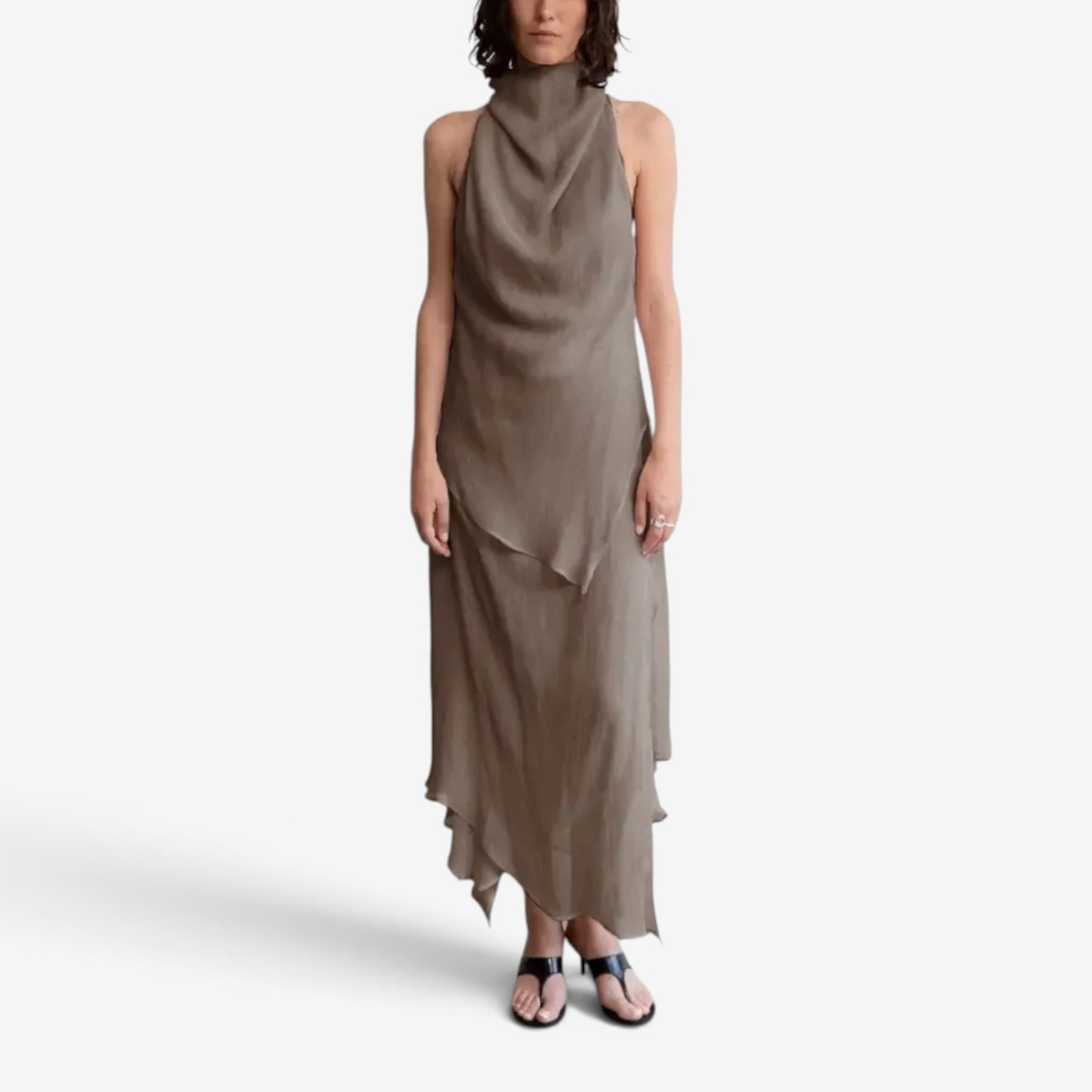 Seraphine™ Drapert Halterneck Maxikjole