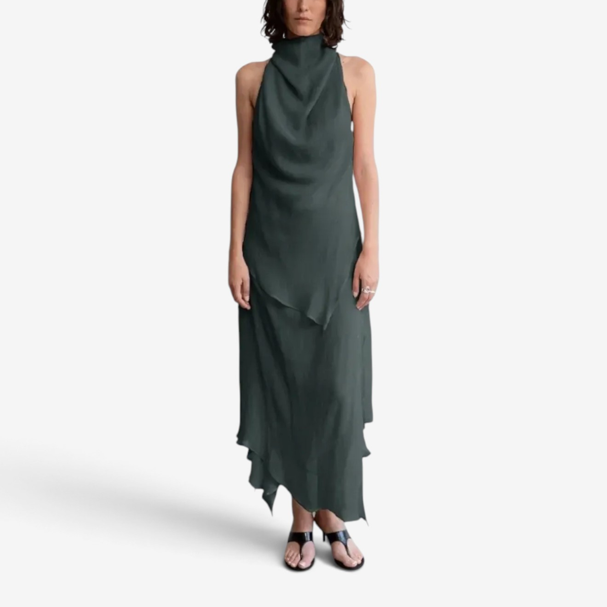 Seraphine™ Drapert Halterneck Maxikjole