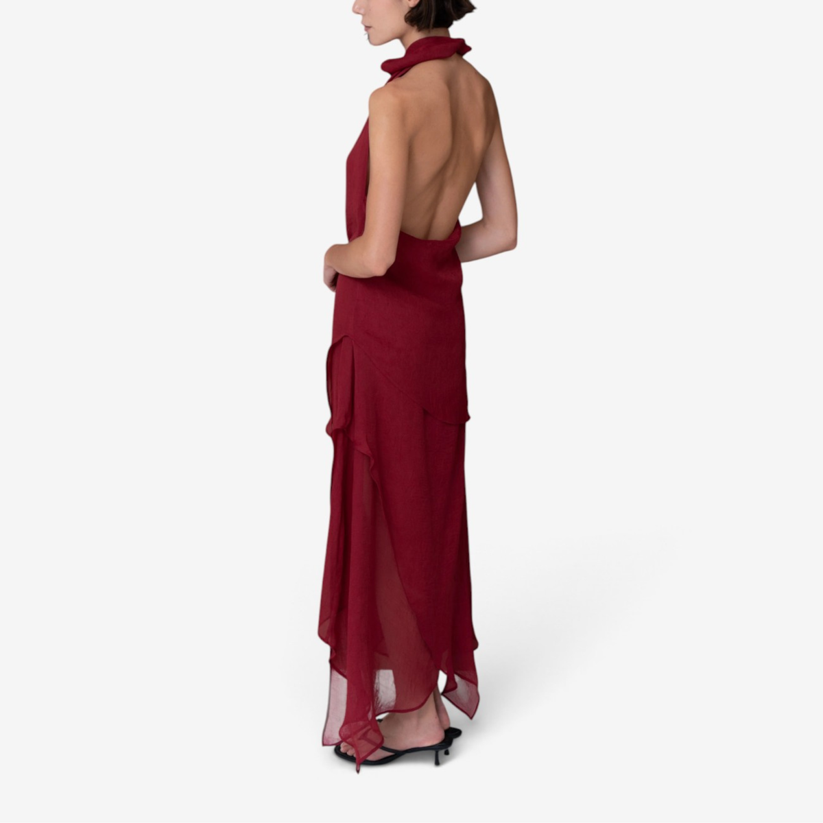 Seraphine™ Drapert Halterneck Maxikjole