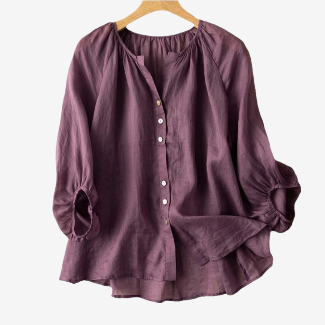 Célina™ Myk og chic bluse