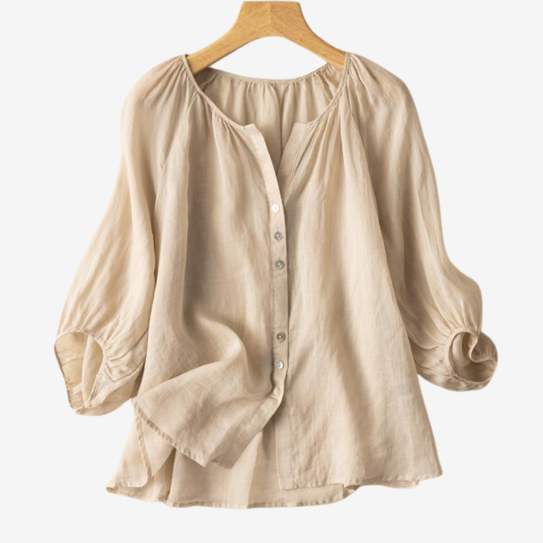 Célina™ Myk og chic bluse