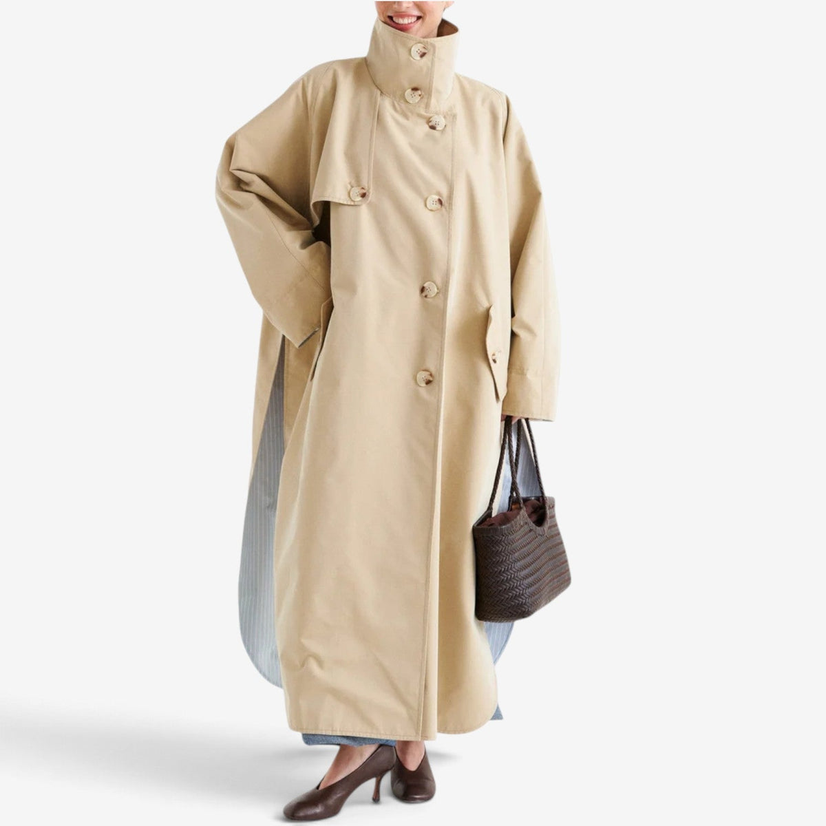 Adeline™ Oversized Longline Trenchcoat