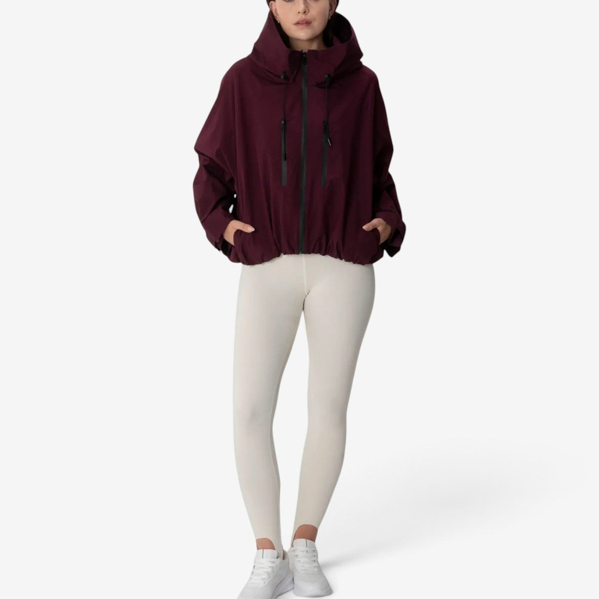 Amara™ Oversized vindjakke med hette