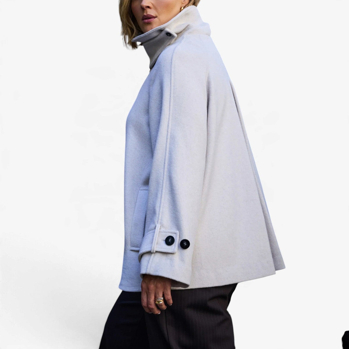 Aurelia™ Oversized ullblend kåpe