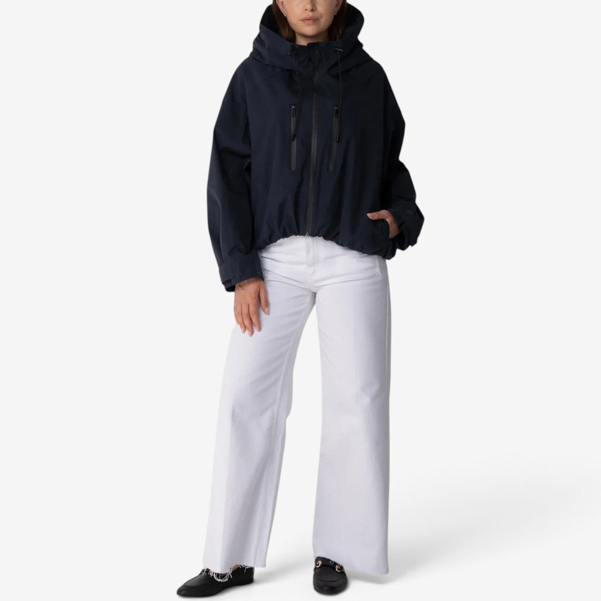 Amara™ Oversized vindjakke med hette
