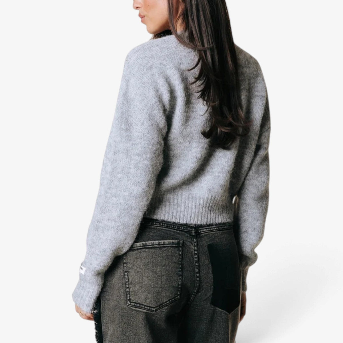 Mireille™ Kort Cardigan med Knapper foran