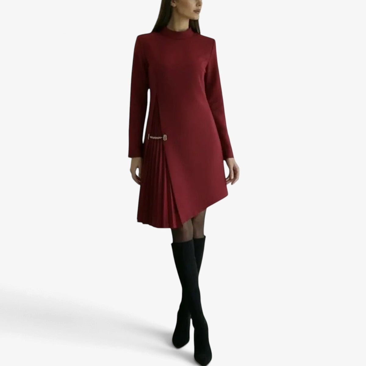 Apolline™ Asymmetrisk midikjole