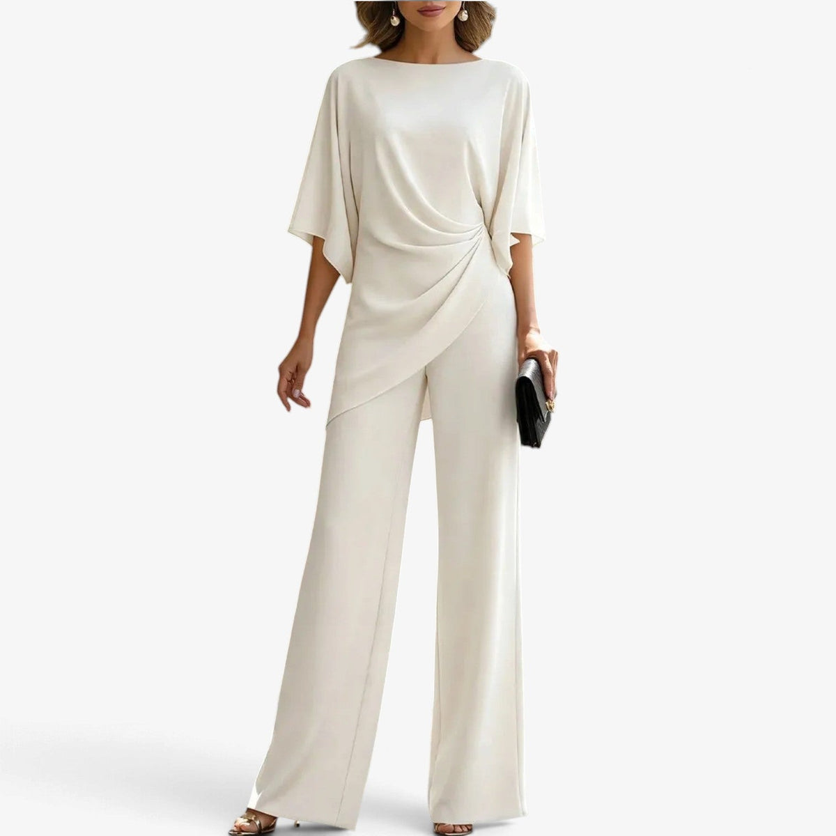 Lucienne™ Asymmetrisk flytende jumpsuit