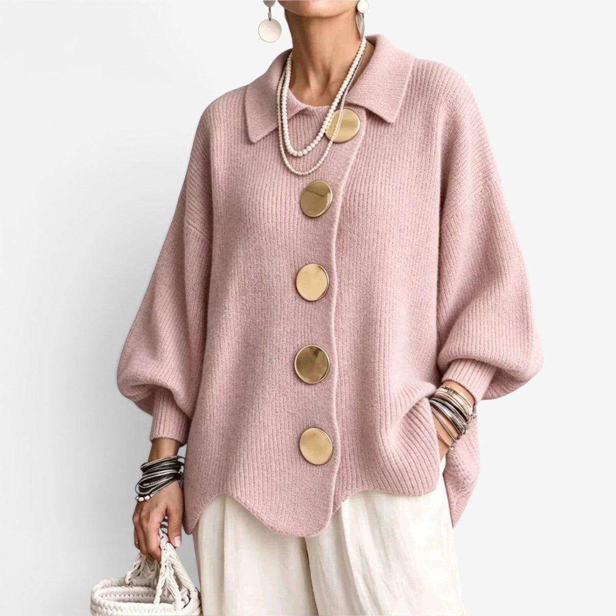 Chona™ Oversized strikket kardigan