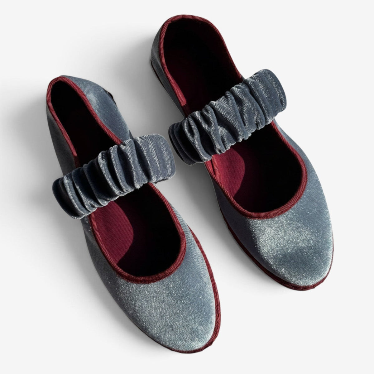 Ellina™ Fløyels ballerinasko
