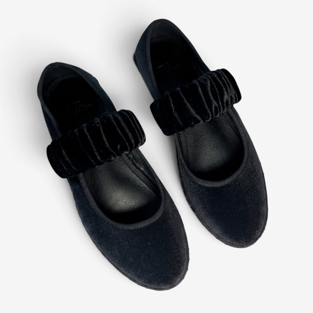 Ellina™ Fløyels ballerinasko
