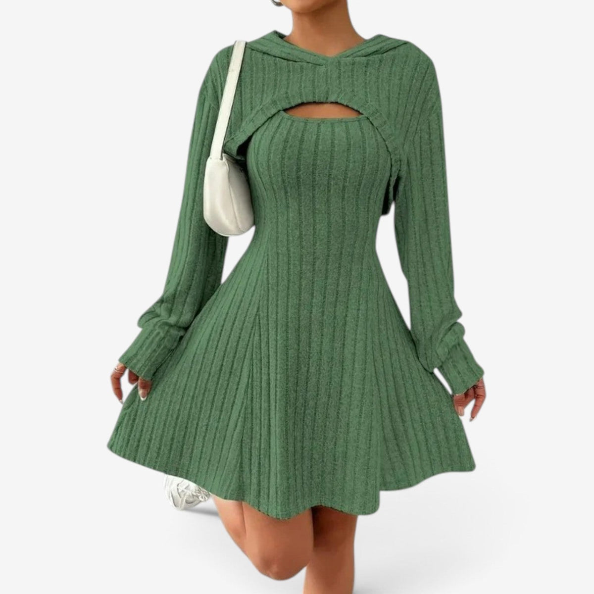 Mayumi™ Strikket minikjole-sett