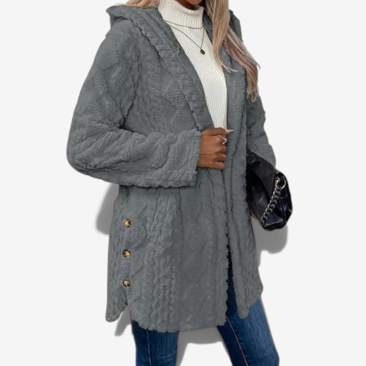 Delphine™ Myk kabelstrikket cardigan