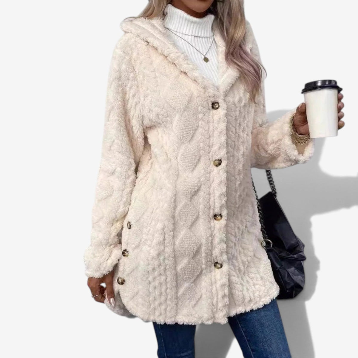 Delphine™ Myk kabelstrikket cardigan