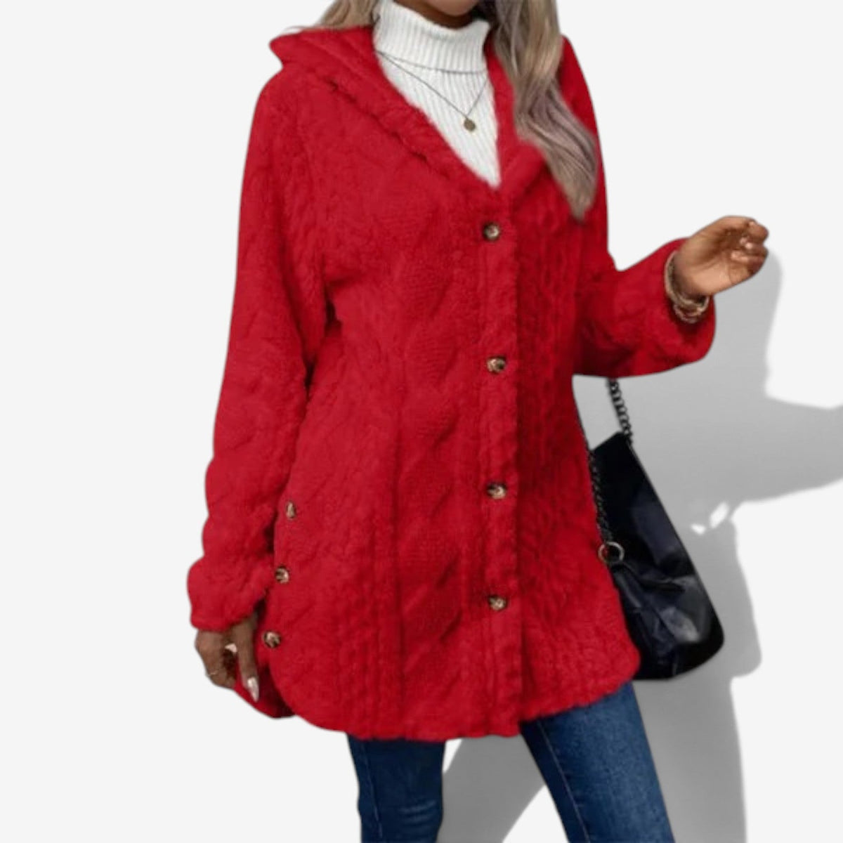 Delphine™ Myk kabelstrikket cardigan