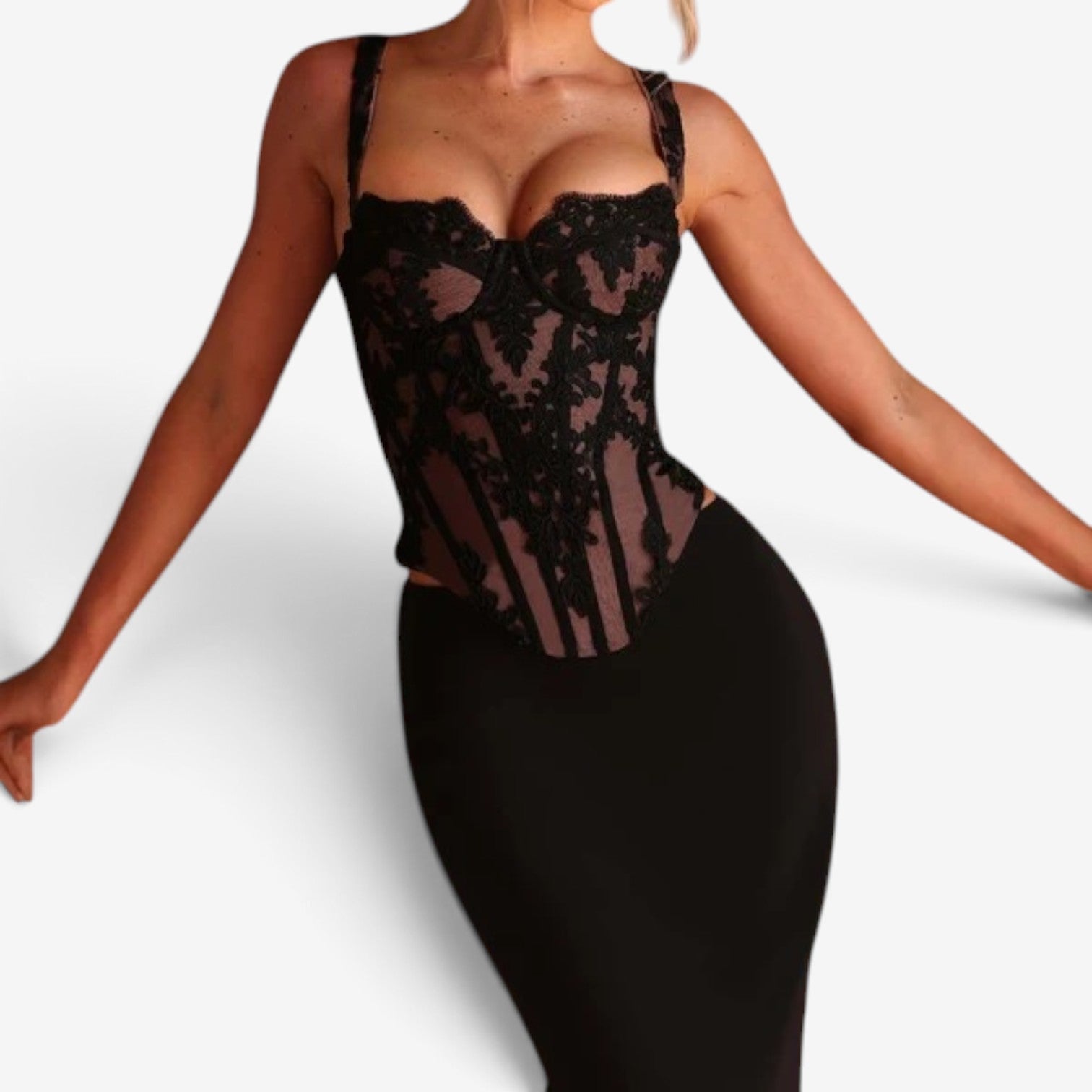 Jenica™ Blondekorsett bustier-topp
