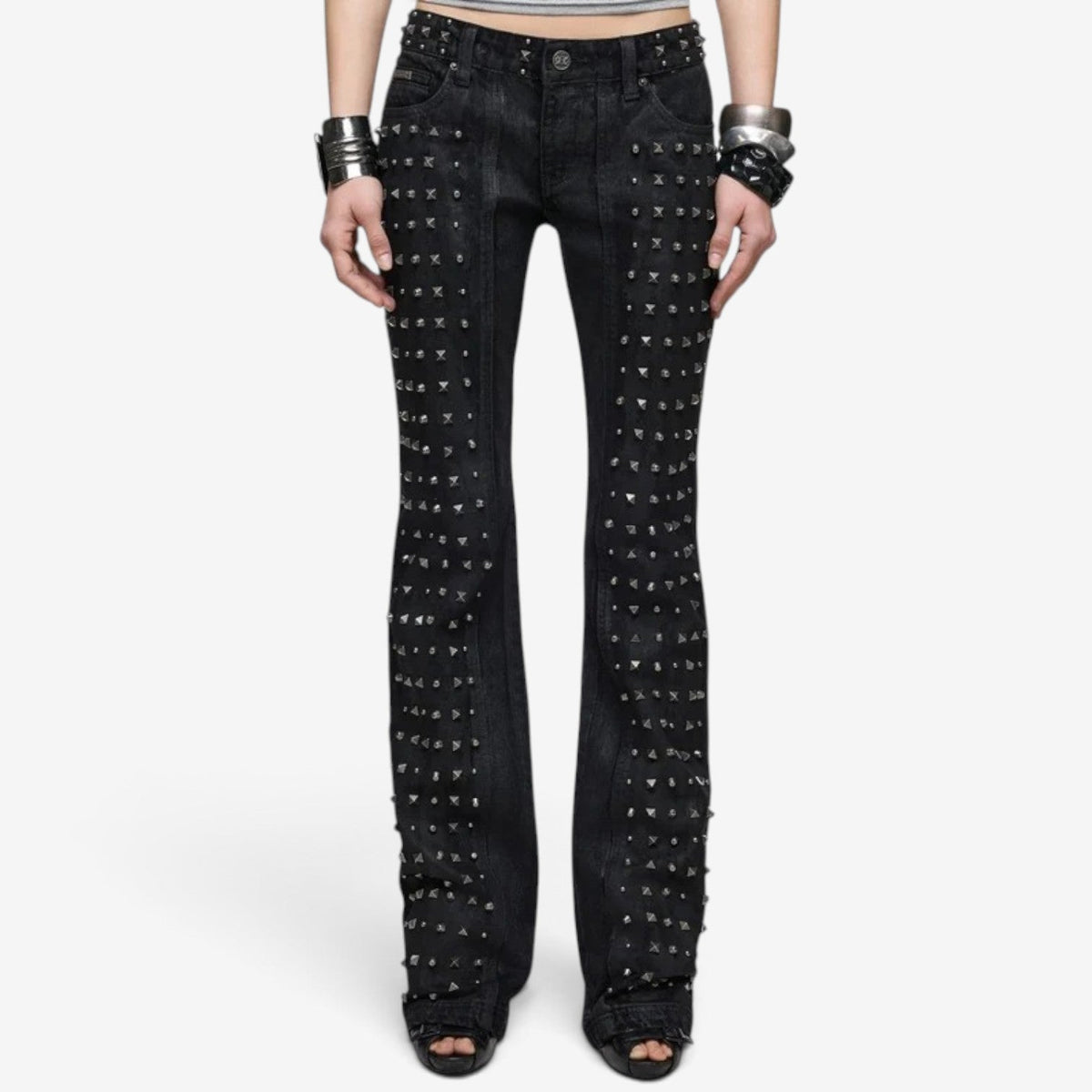 Lyla™ Studded denim jeans