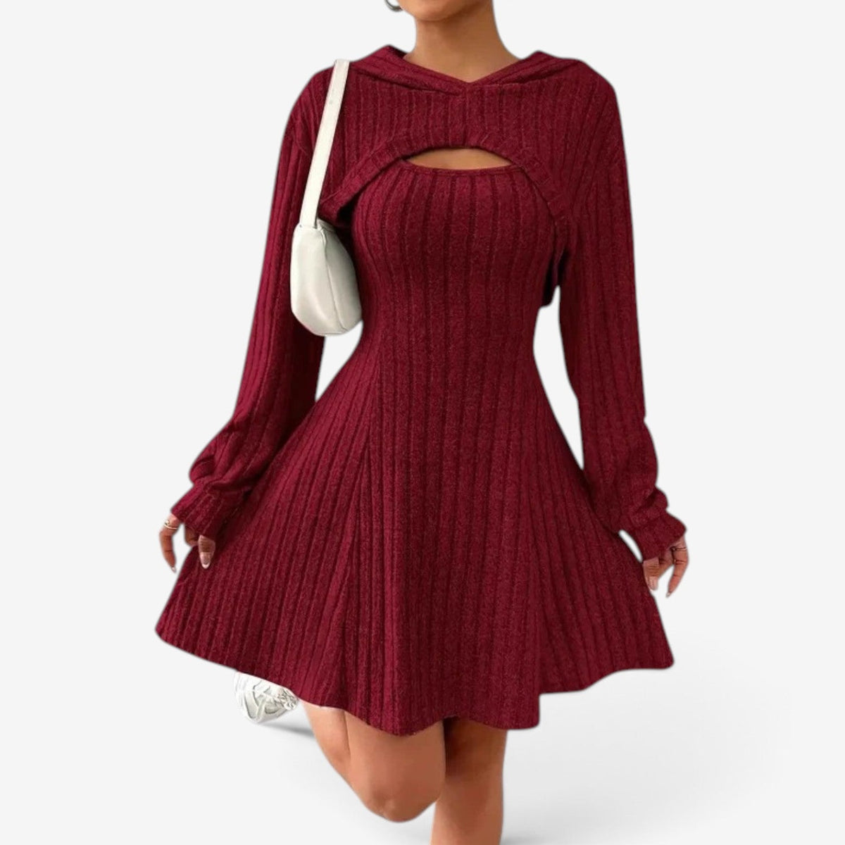 Mayumi™ Strikket minikjole-sett