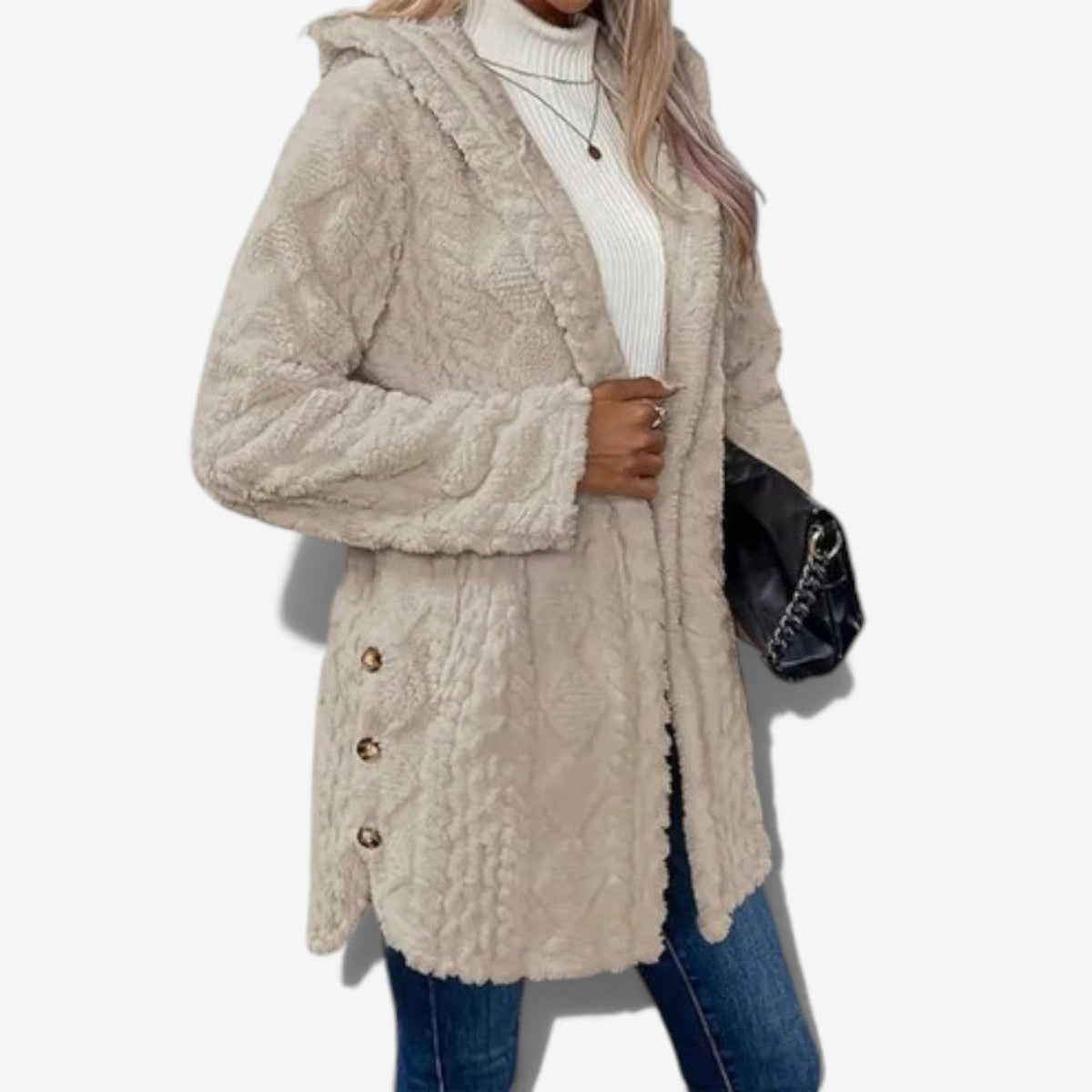 Delphine™ Myk kabelstrikket cardigan