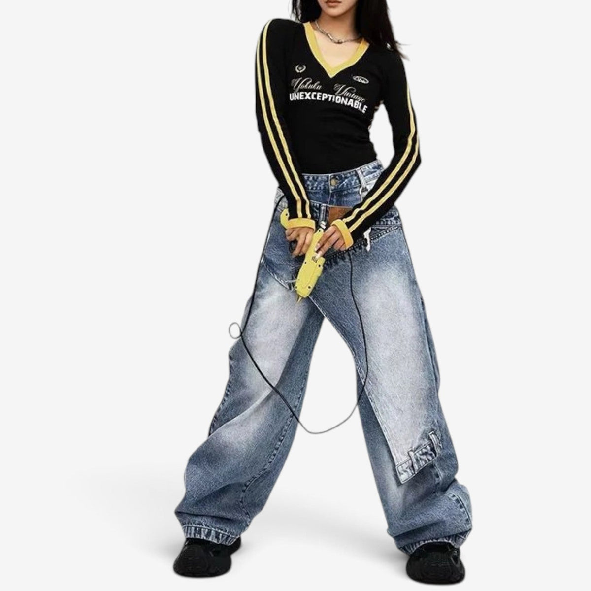 Milly™ Linning baggy jeans