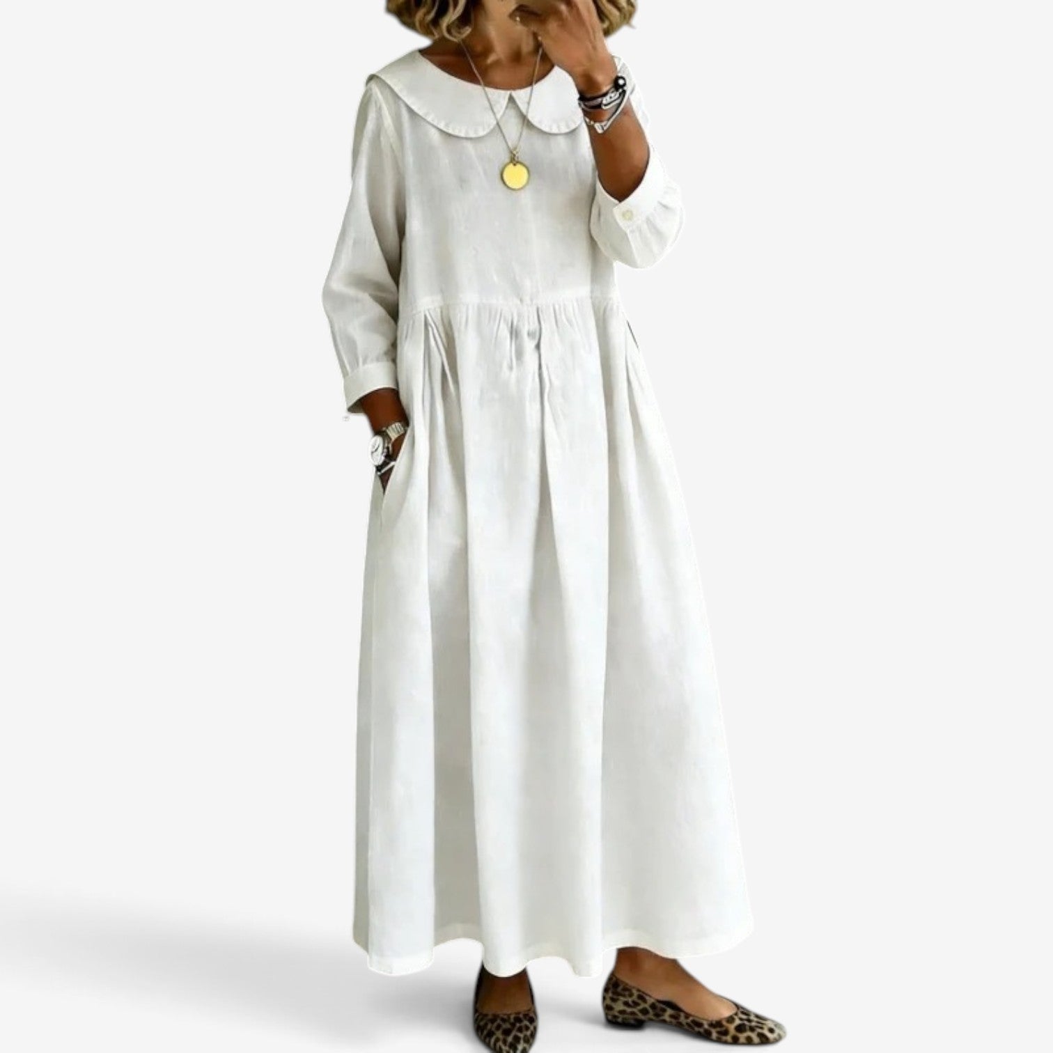 Cecilla™ Lang denimkjole