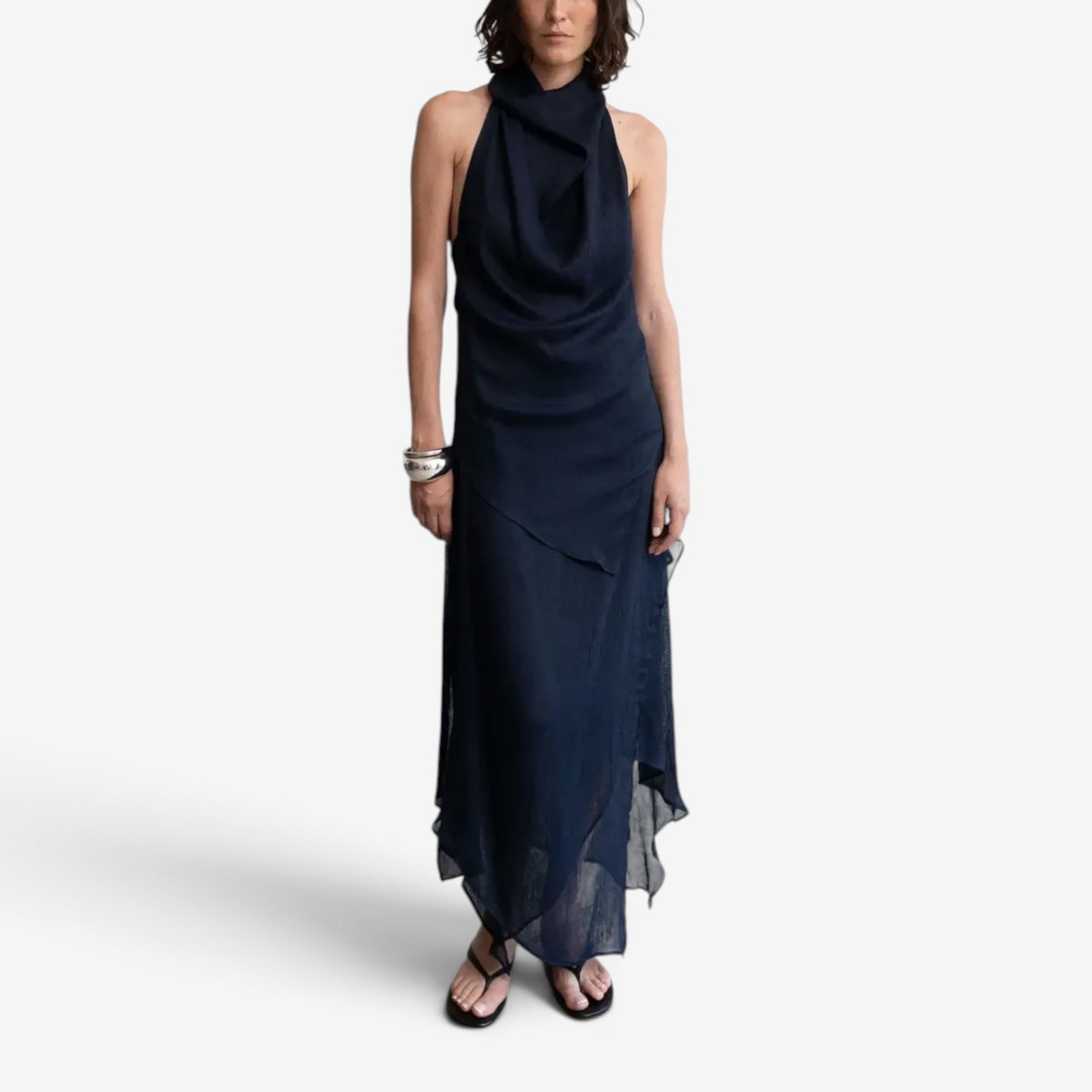 Seraphine™ Drapert Halterneck Maxikjole