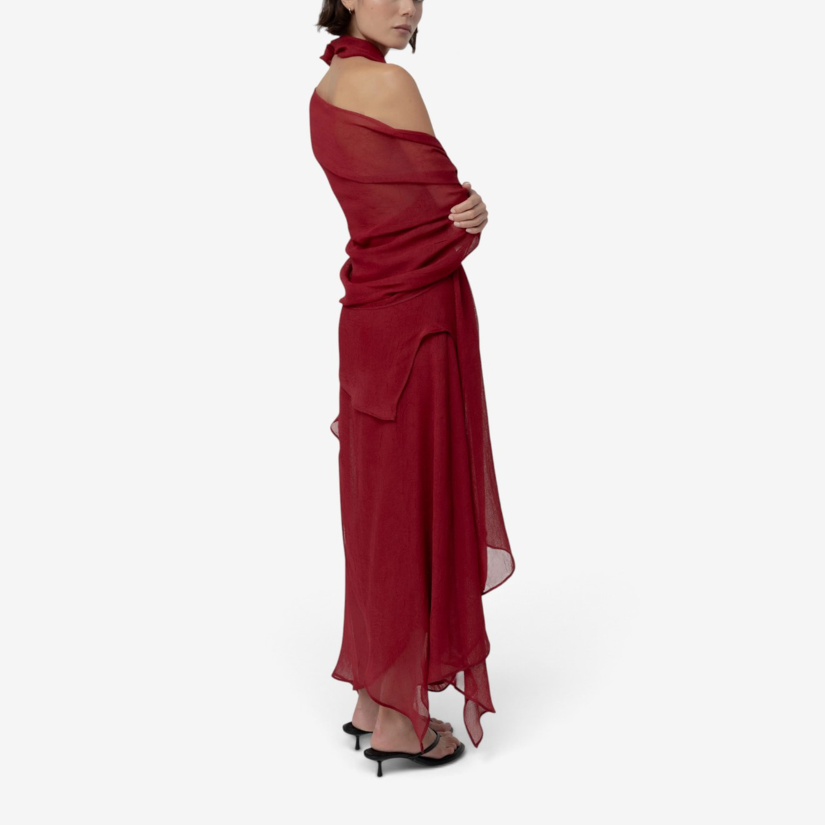 Seraphine™ Drapert Halterneck Maxikjole