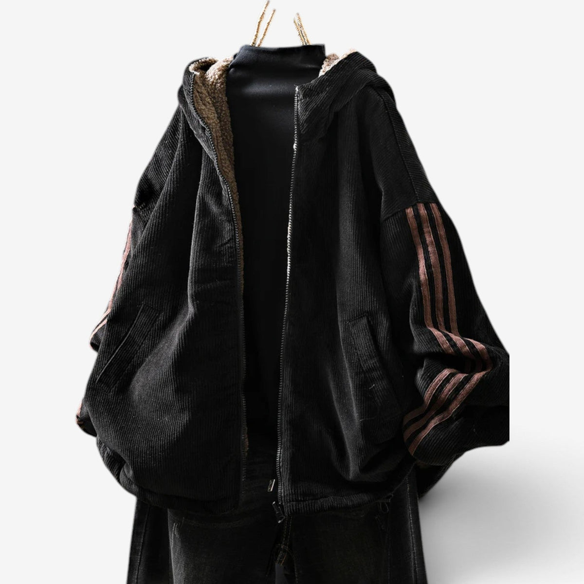 Marisela™ Sherpa-foret corduroy-jakke