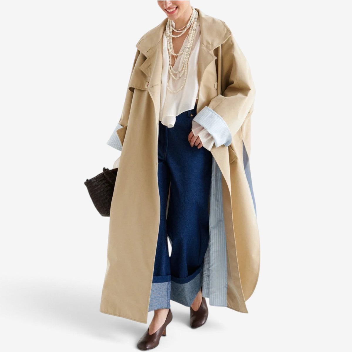 Adeline™ Oversized Longline Trenchcoat