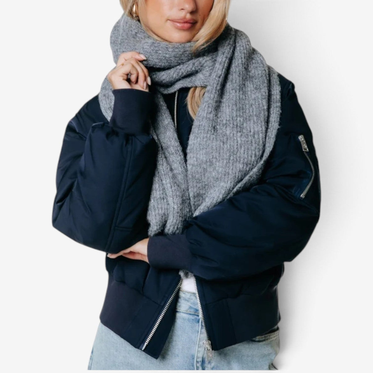 Marielle™ Glidelås-jakke med lommer