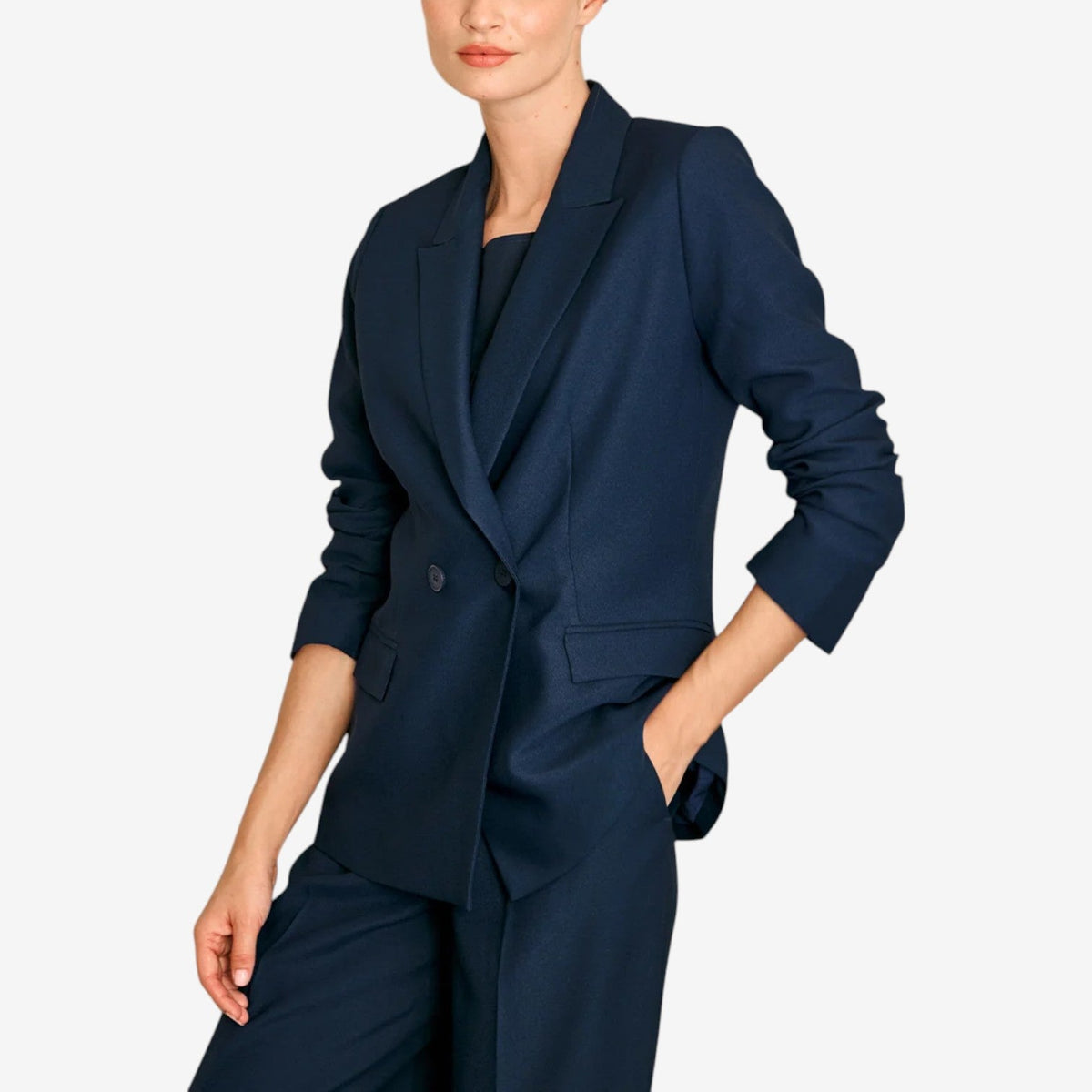Olivia™ Dobbelkneppet skreddersydd blazer