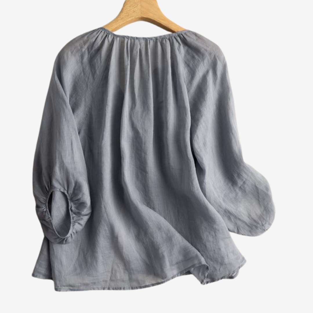Célina™ Myk og chic bluse