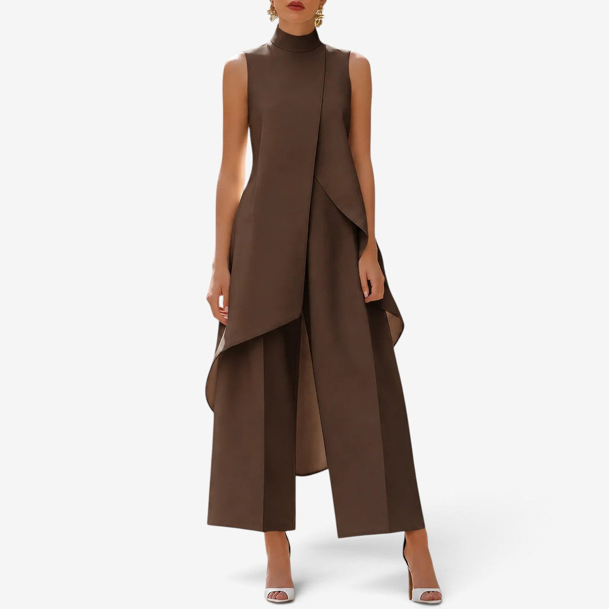 Selena™ Drapert Skulpturell Jumpsuit