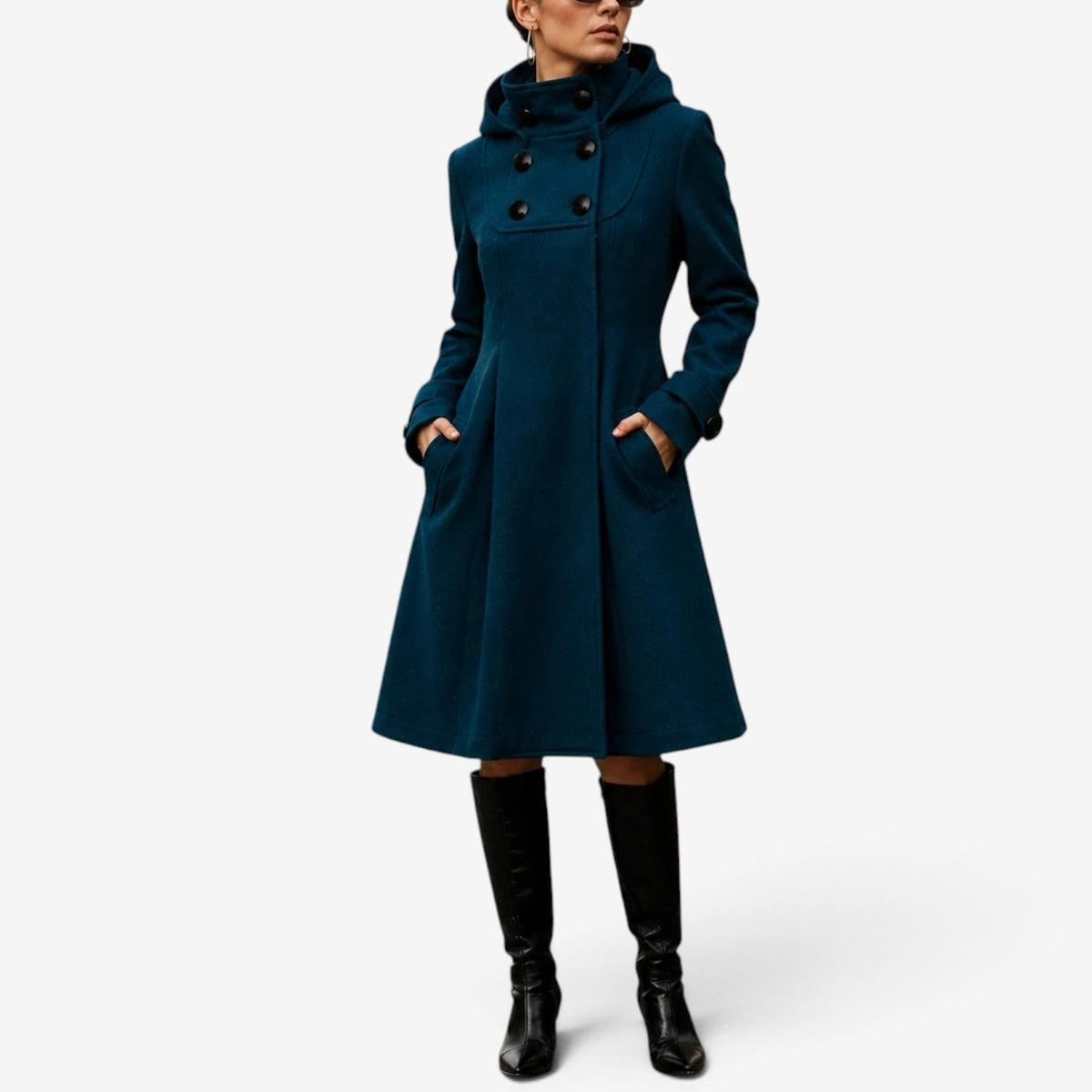 Beatrix™ Hodeplaggfrakk med dobbeltspent knappelist