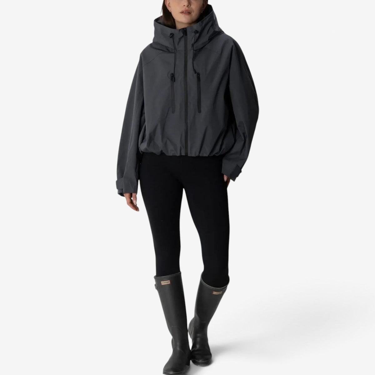 Amara™ Oversized vindjakke med hette