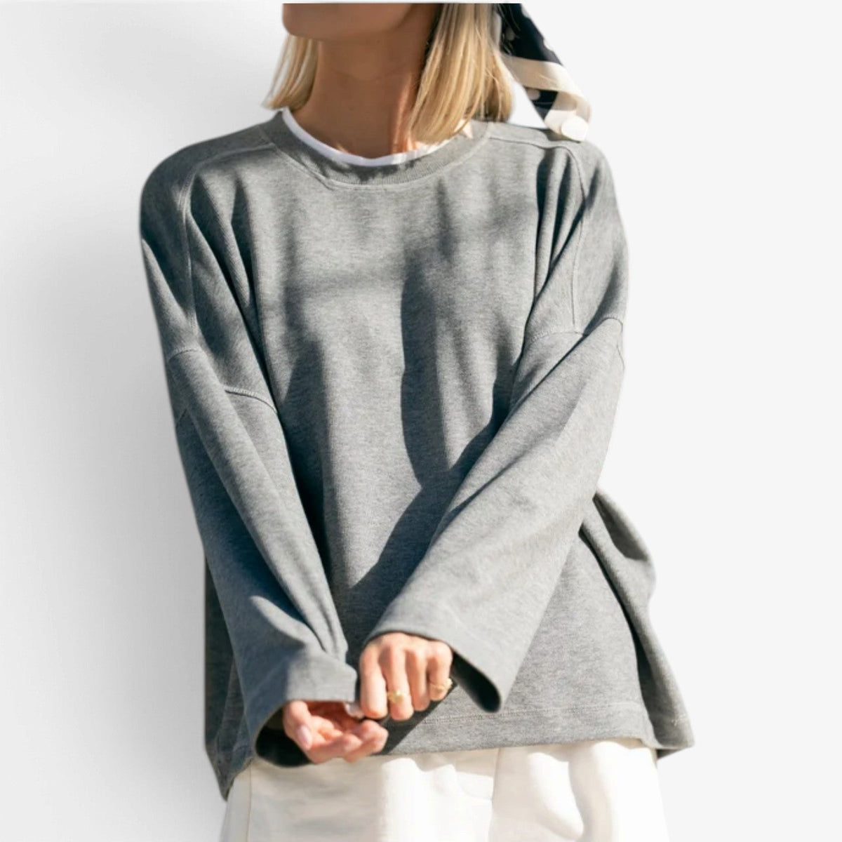 Severine™ Kort crewneck-genser