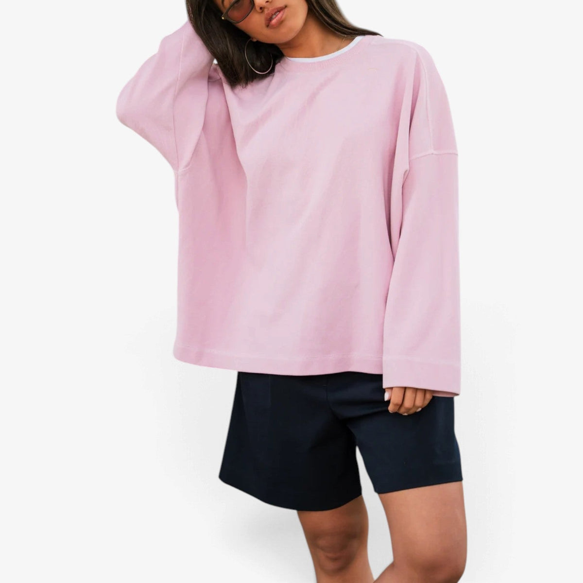 Severine™ Kort crewneck-genser