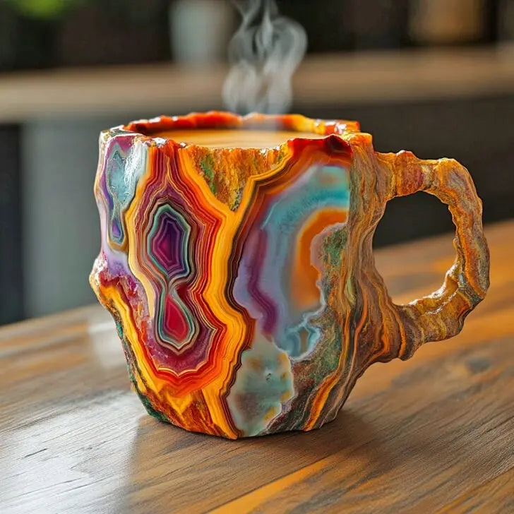 Tasses Infusées De Cristaux