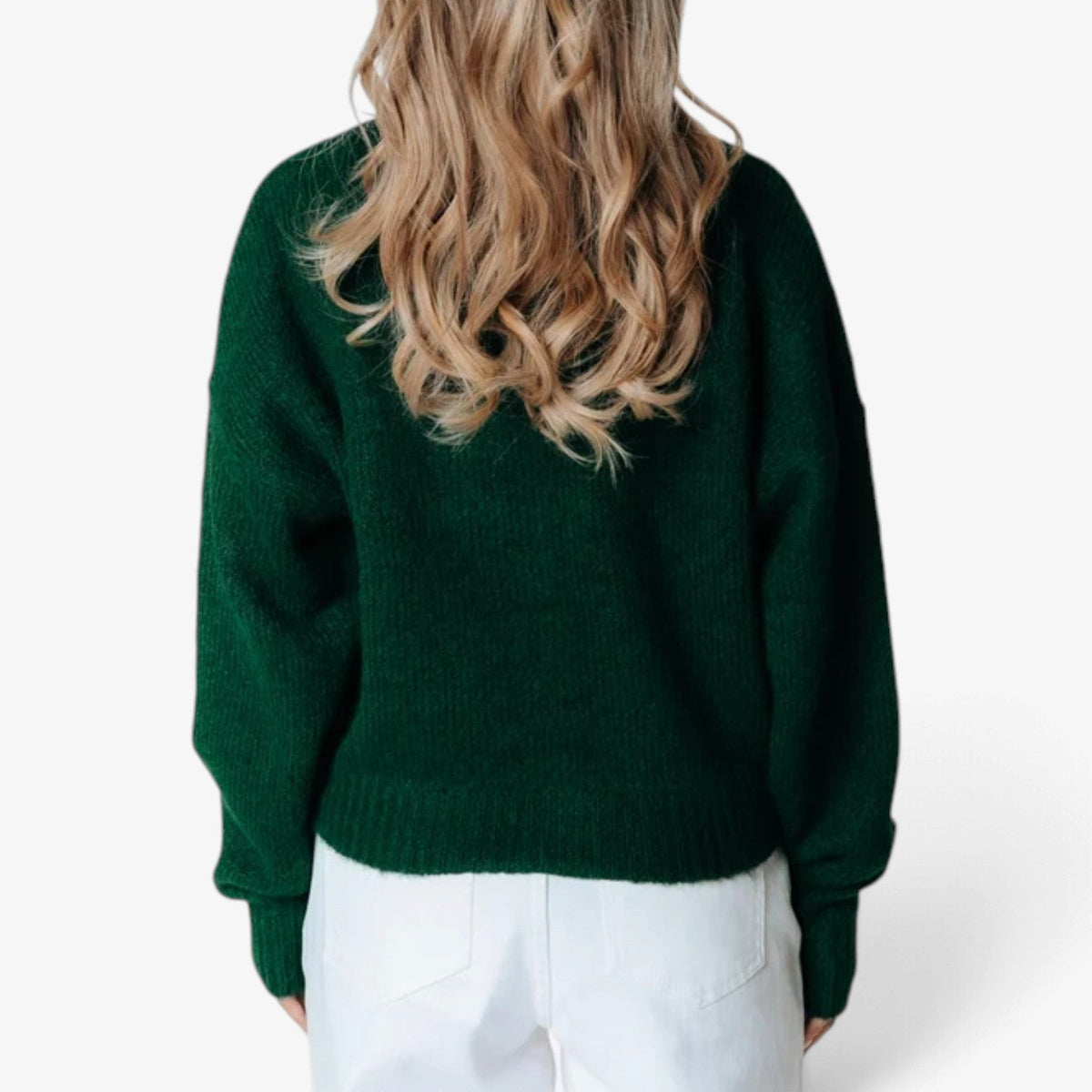 Mireille™ Kort Cardigan med Knapper foran