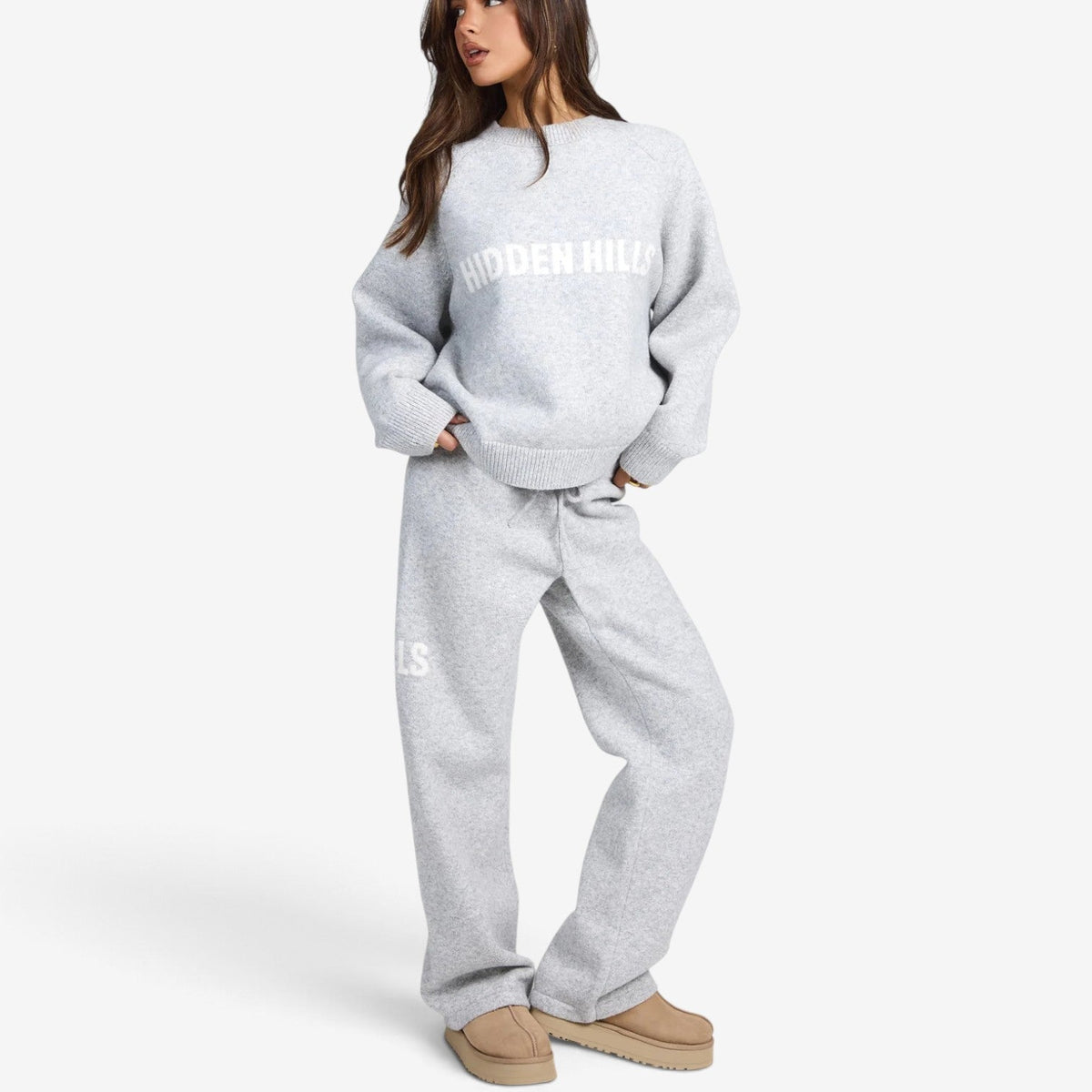 Margaux™ Avslappet strikkegenser