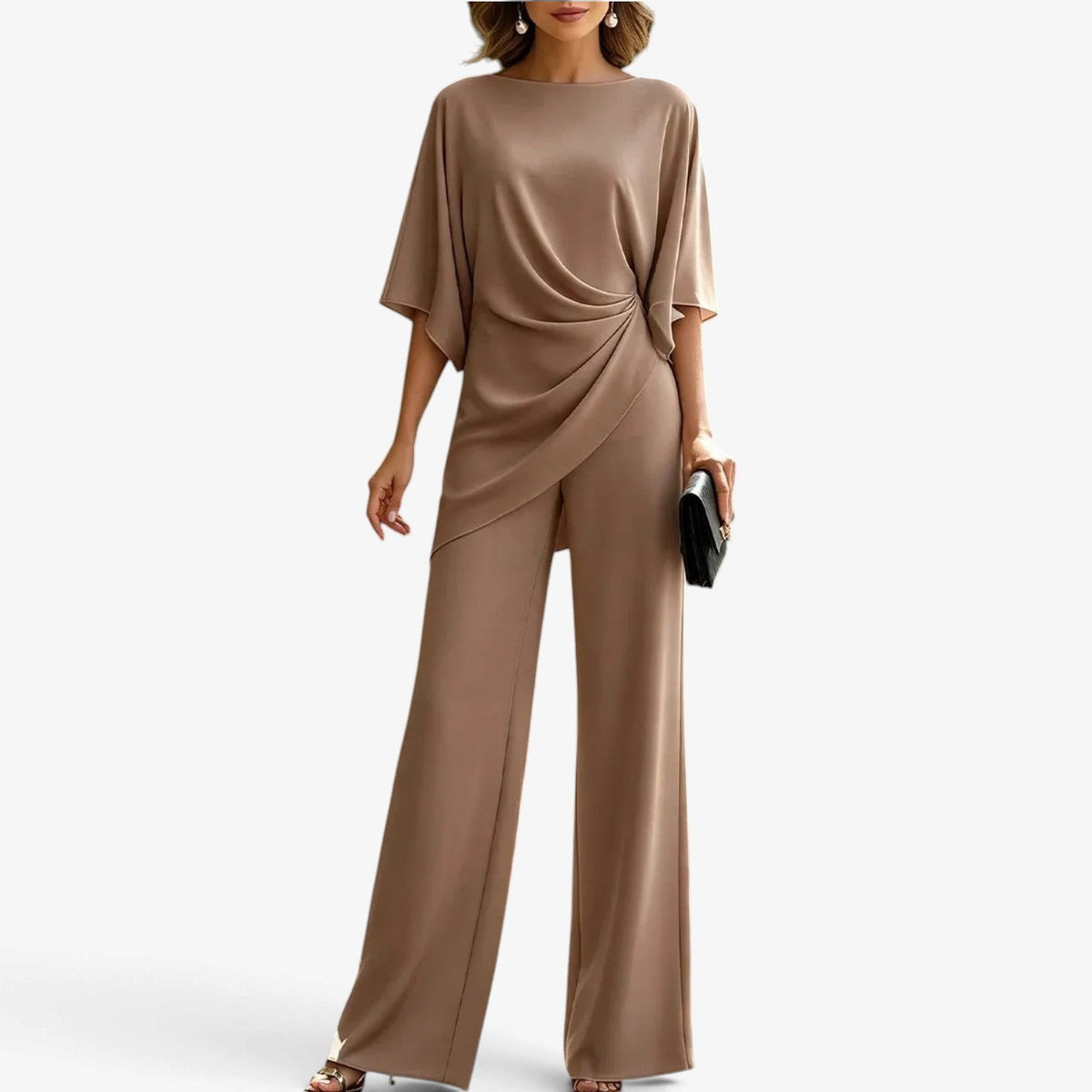 Lucienne™ Asymmetrisk flytende jumpsuit