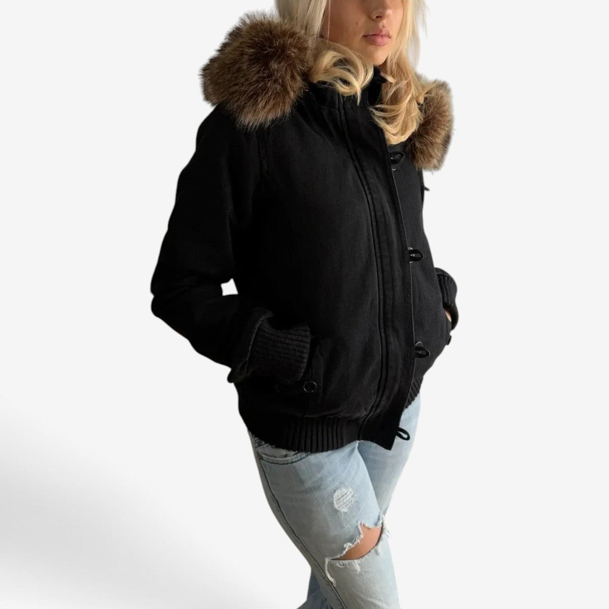 Isabelle™ Pelskanta Jakkesett med Hette
