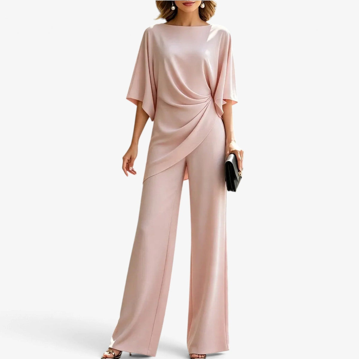 Lucienne™ Asymmetrisk flytende jumpsuit