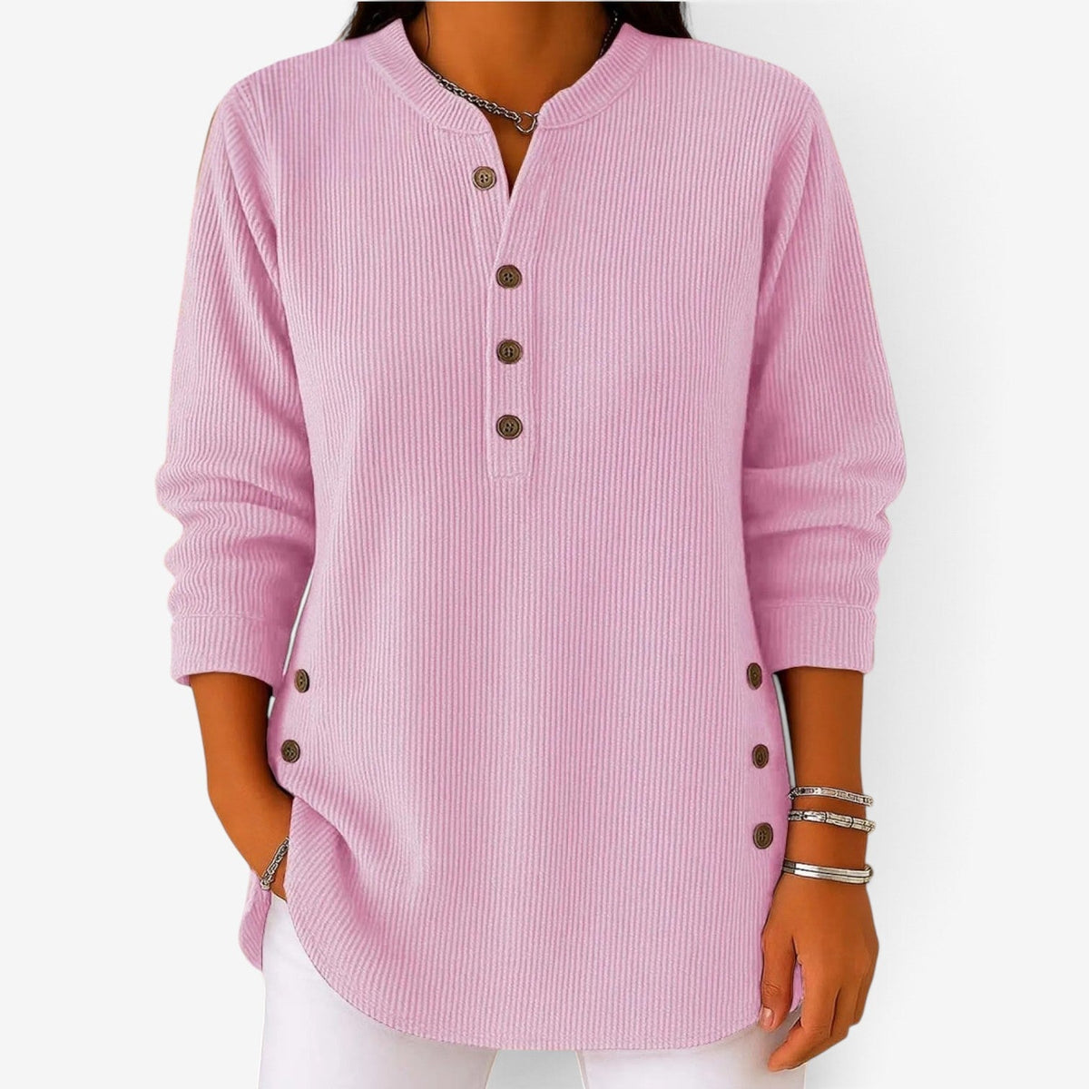 Juliette™ Ribbet knappet tunika