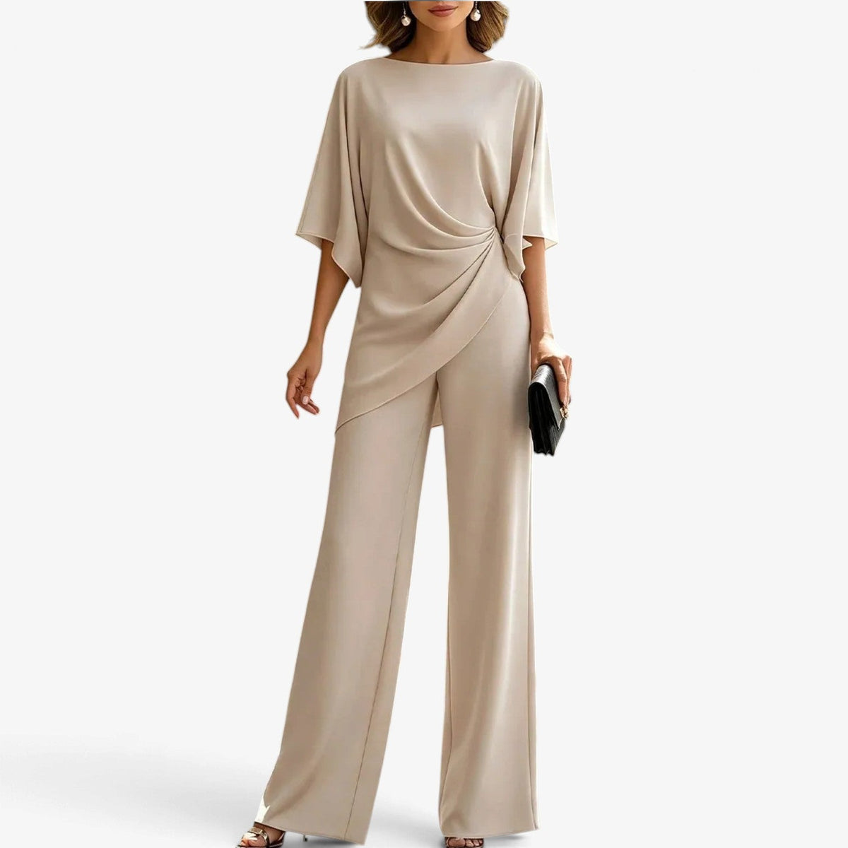 Lucienne™ Asymmetrisk flytende jumpsuit
