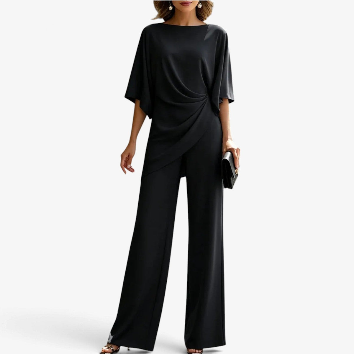 Lucienne™ Asymmetrisk flytende jumpsuit