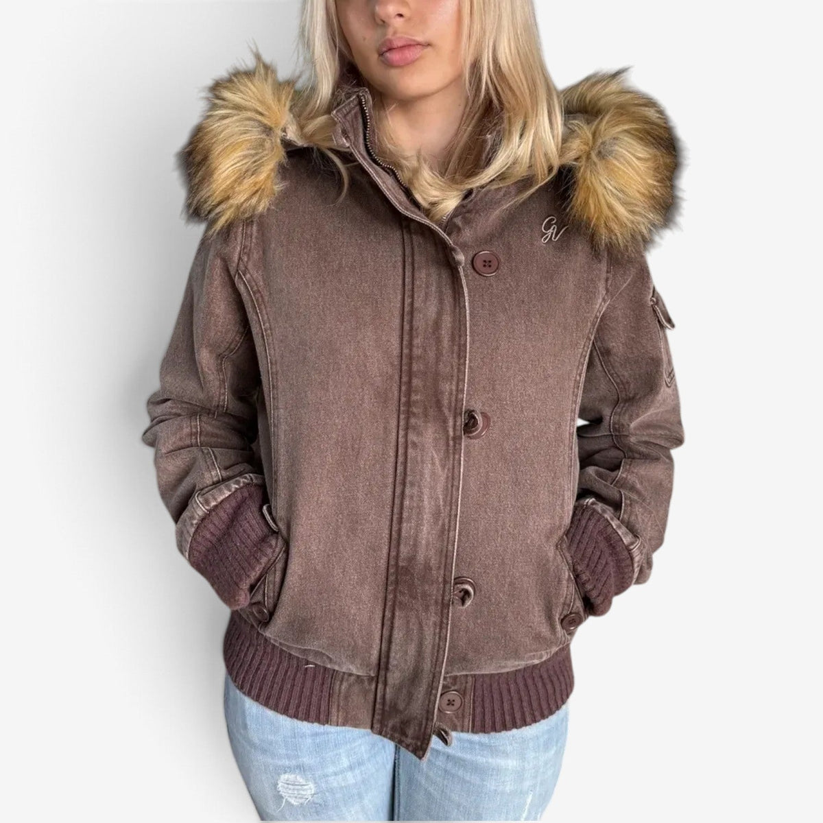 Isabelle™ Pelskanta Jakkesett med Hette