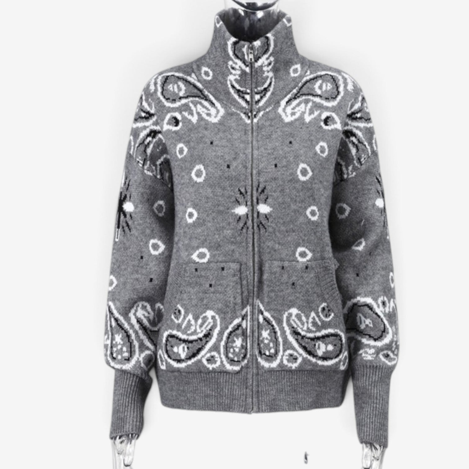 Nerissa™ Bandanastrikket cardigan