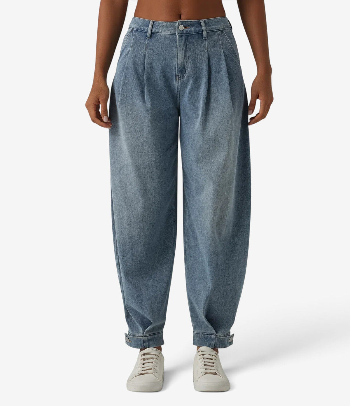 Hera™ Plisserte denimbukser